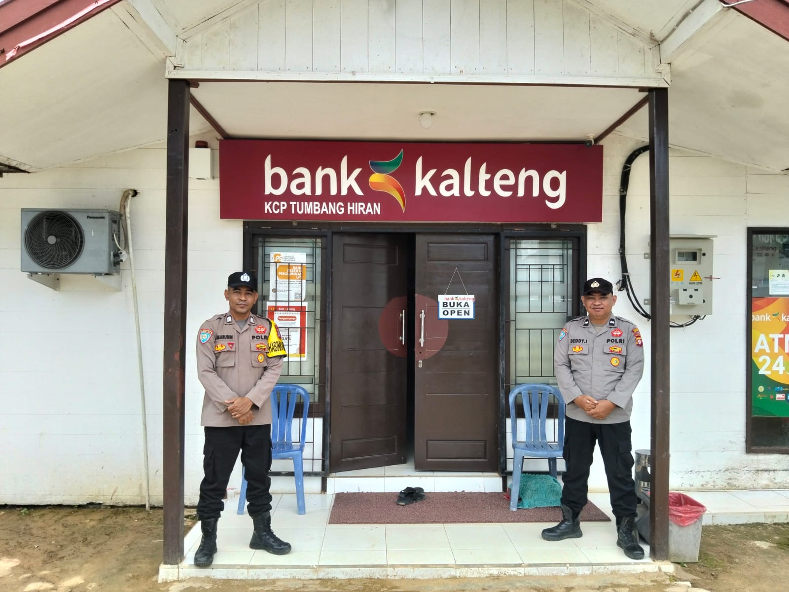 Personil Polsek Marikit Rutin Patroli Siang diwilayah Kec. Marikit, Kab. Katingan.