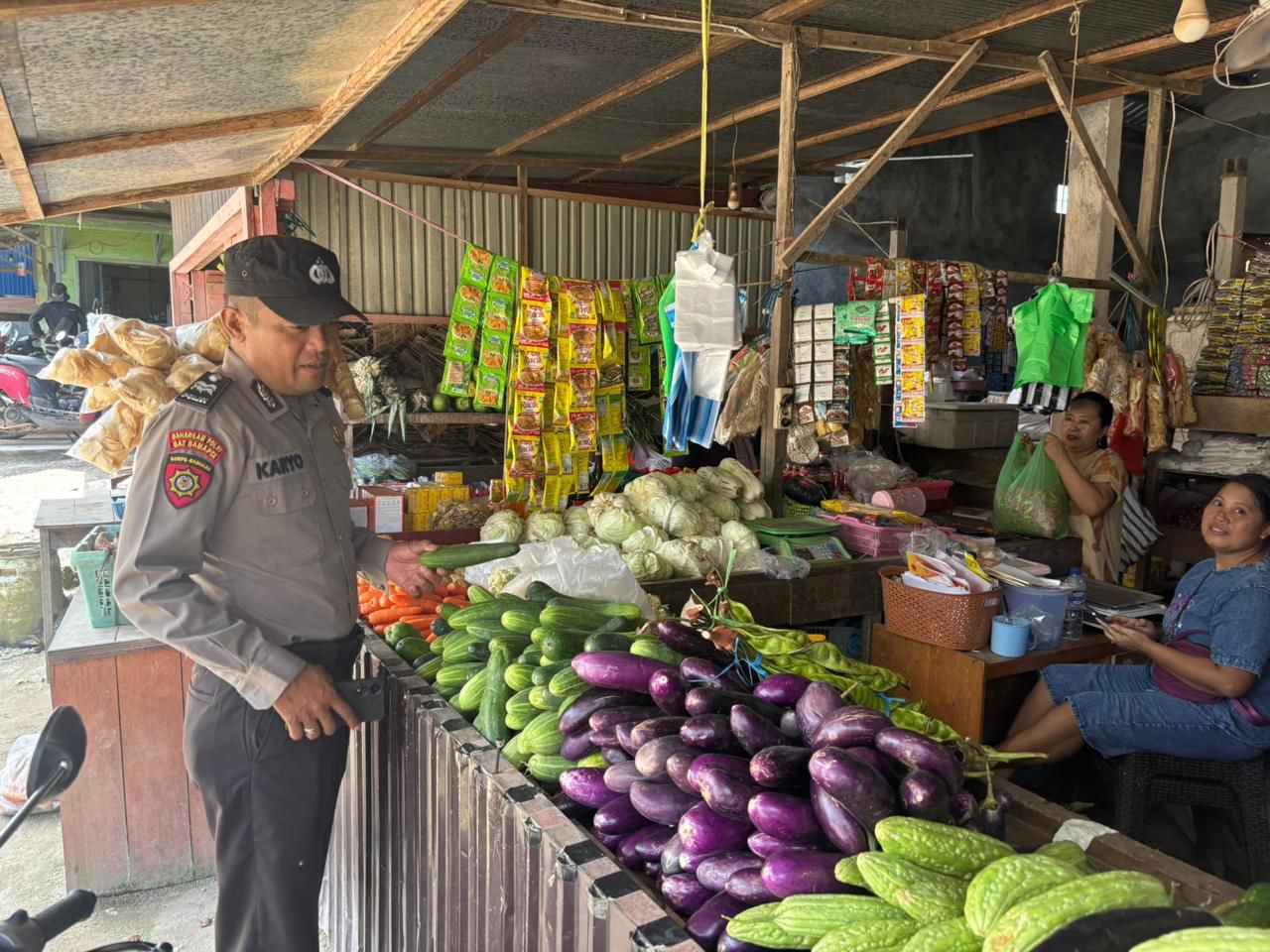 Polsek Katingan Tengah Sambang Kamtibmas