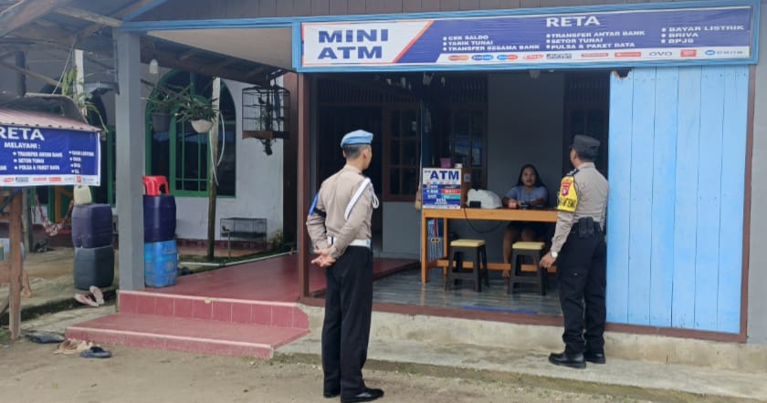 ‎Patroli Dialogis, Polsek Tewang Sangalang Garing dan Pulau Malan Sampaikan Imbauan Kepada Warga.‎