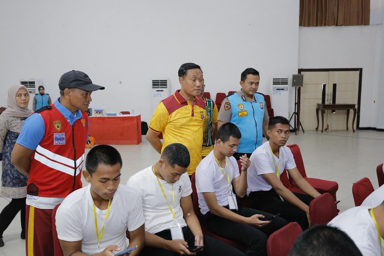 42 Peserta Calon Siswa Penerimaan Bintara Brimob Polri Ikuti Tes Rikkes II di Polda Kalteng