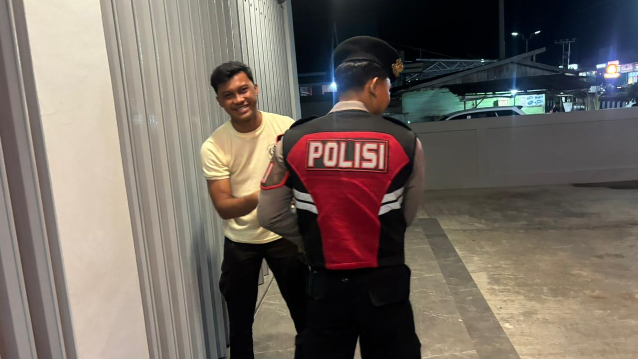 Sat Samapta Polres Lamandau Patroli di Objek Vital, Wilkum Polres Lamandau