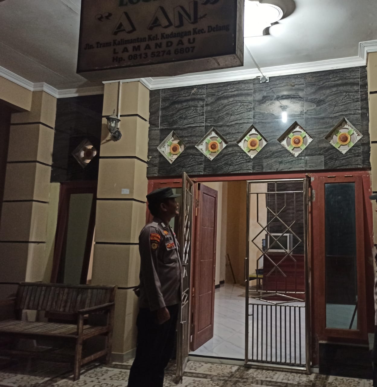 Piket Polsek Delang melaksanakan patroli diwilkum Polsek Delang