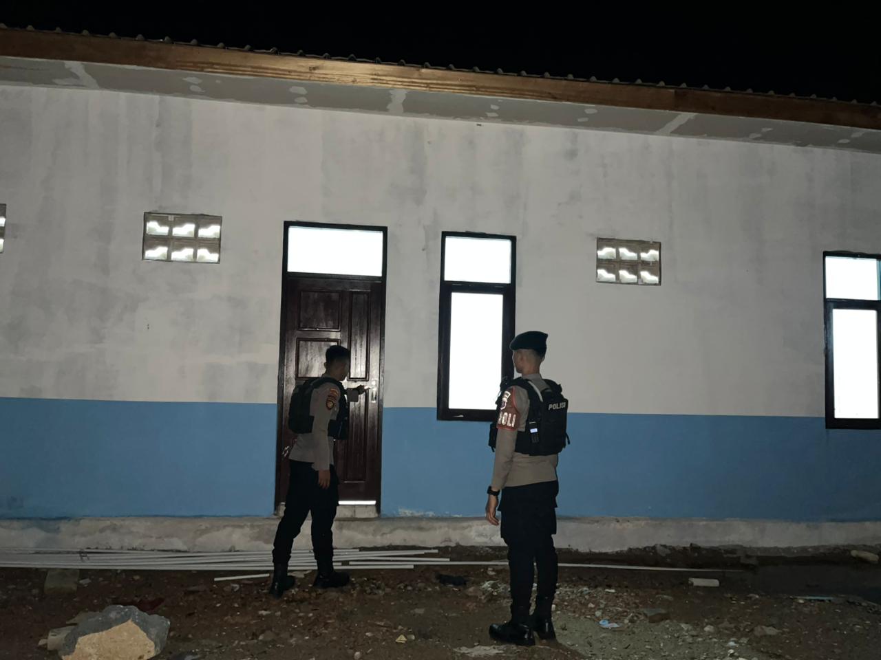 Sat Samapta Polres Lamandau Patroli Malam Hari, Jaga Kamtibmas dan sambang sejumlah Tempat