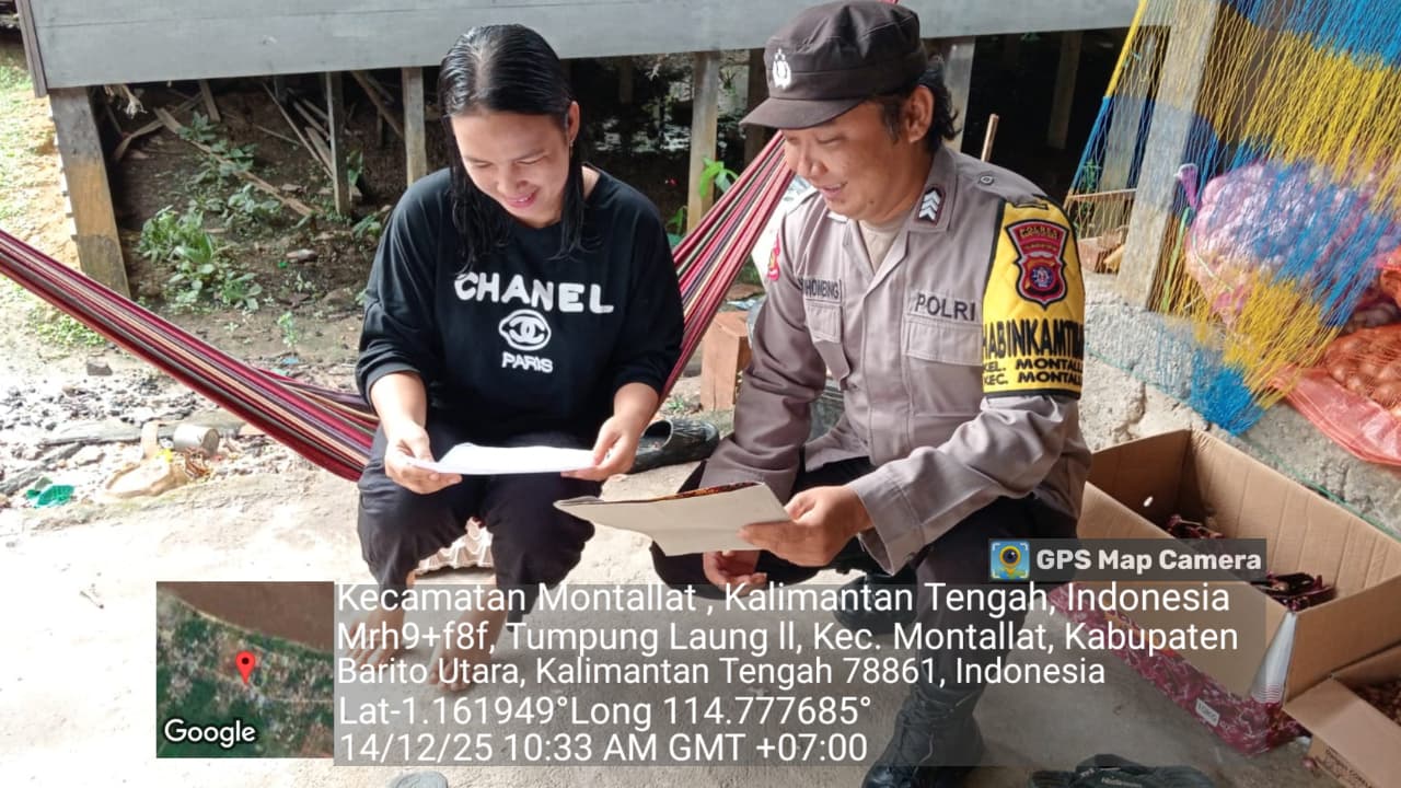 Polsek Montallat Sosialisasikan Maklumat Kapolri kepada Masyarakat