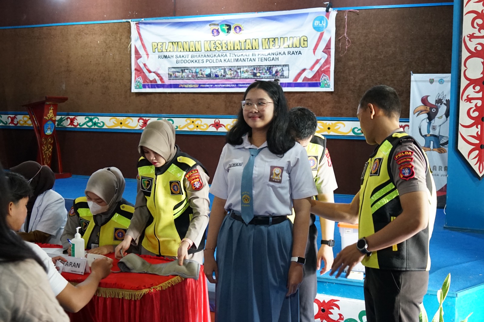 Dukung Remaja Sehat, Rumkit Bhayangkara Gelar Pemeriksaan Kesehatan Gratis bagi Siswa Sekolah