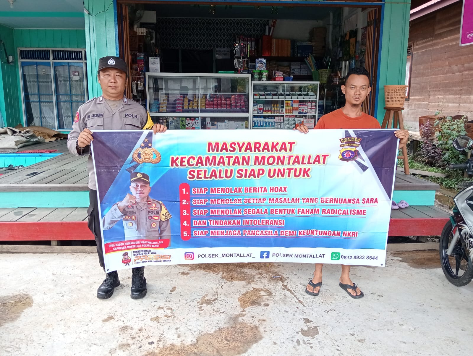 Polsek Montallat Gelar Sosialisasi Bahaya Hoax untuk Meningkatkan Literasi Informasi Masyarakat