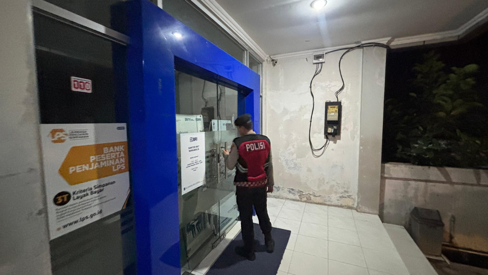 Piket Samapta melaksanakan Patroli di Objek-objek Vital Bank ATM