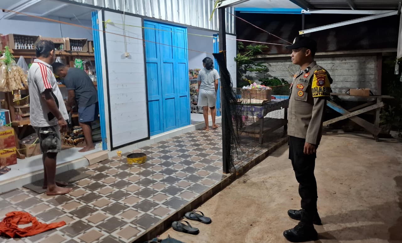 Piket Polsek lamandau melaksanakan Silaturahmi ke masyarakat