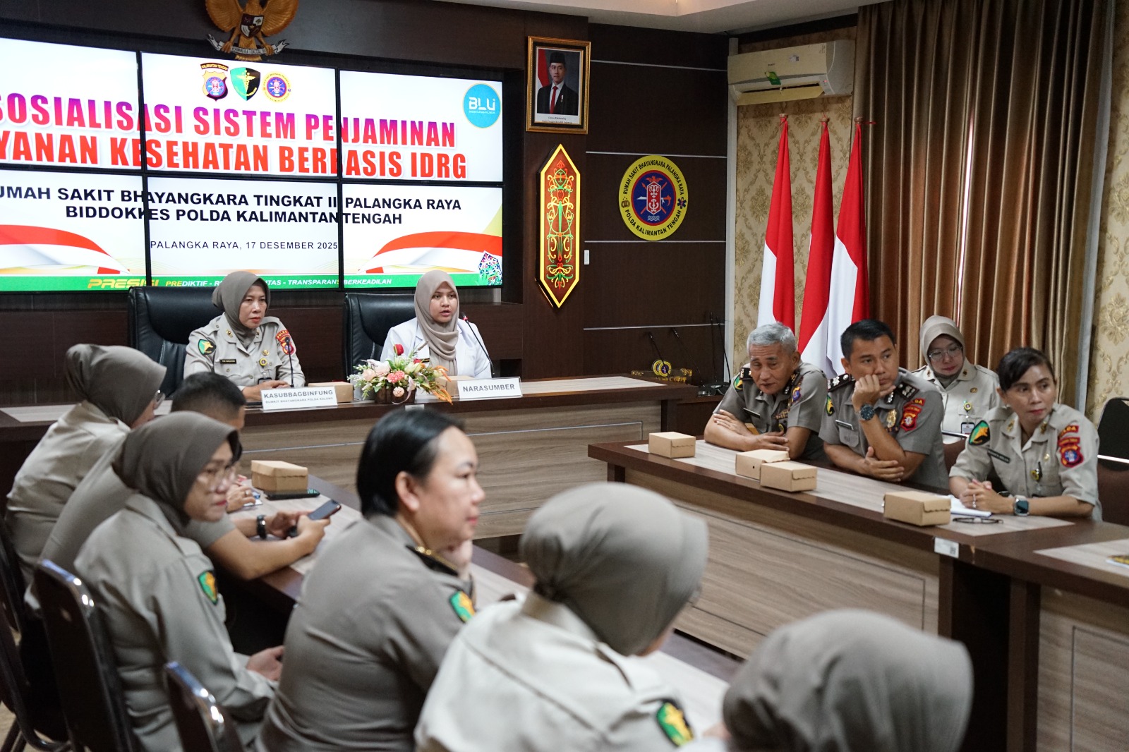 Rumkit Bhayangkara Sosialisasikan Strategi Rumah Sakit dalam Menyongsong Transformasi Sistem Penjaminan Layanan Kesehatan Berbasis IDRG