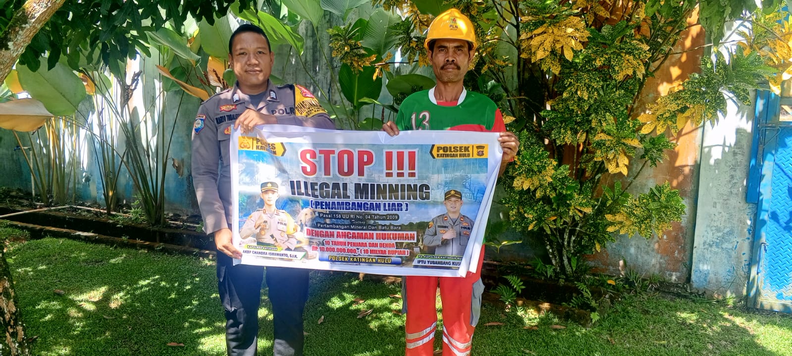 ‎Upaya pencegahan Penambangan Emas Tanpa Ijin (PETI) di Kecamatan Katingan Hulu dan Bukit Raya, Bhabinkamtibmas sosialisasi kepada masyarakat.