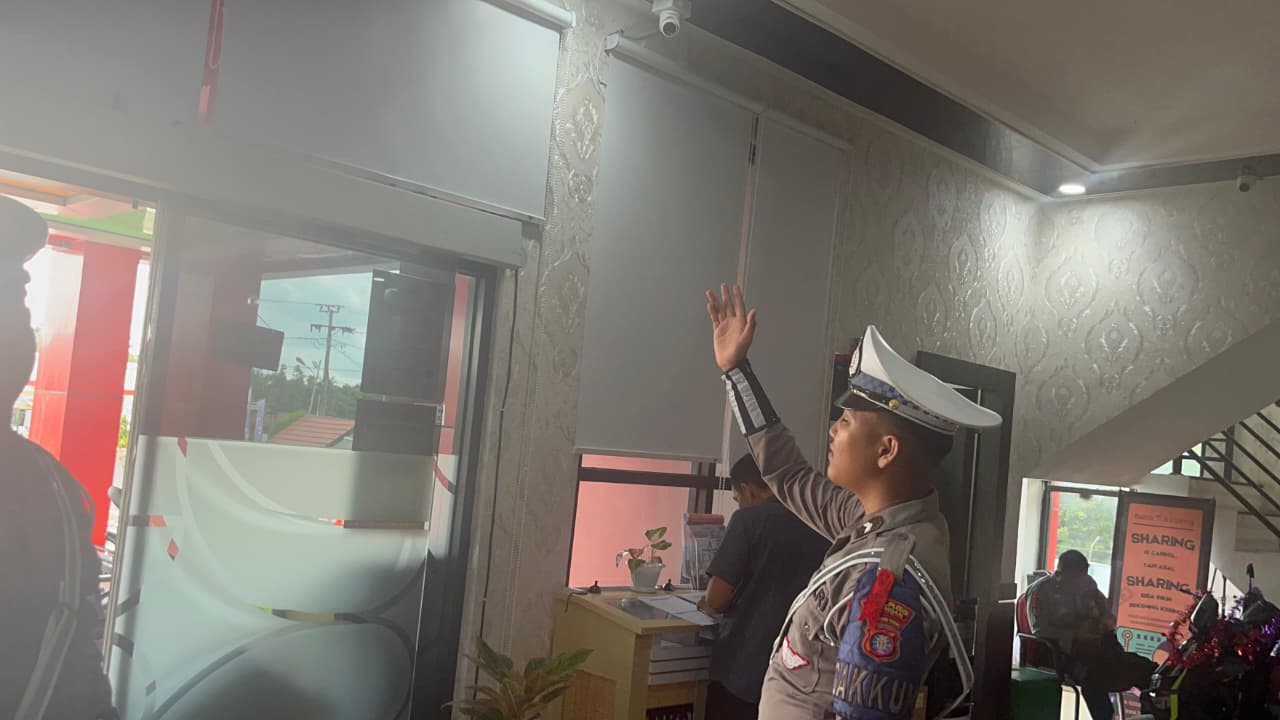 Ciptakan situasi kamtibmas yang kondusif, Satlantas Polres Katingan rutin laksanakan monitoring Objek Vital