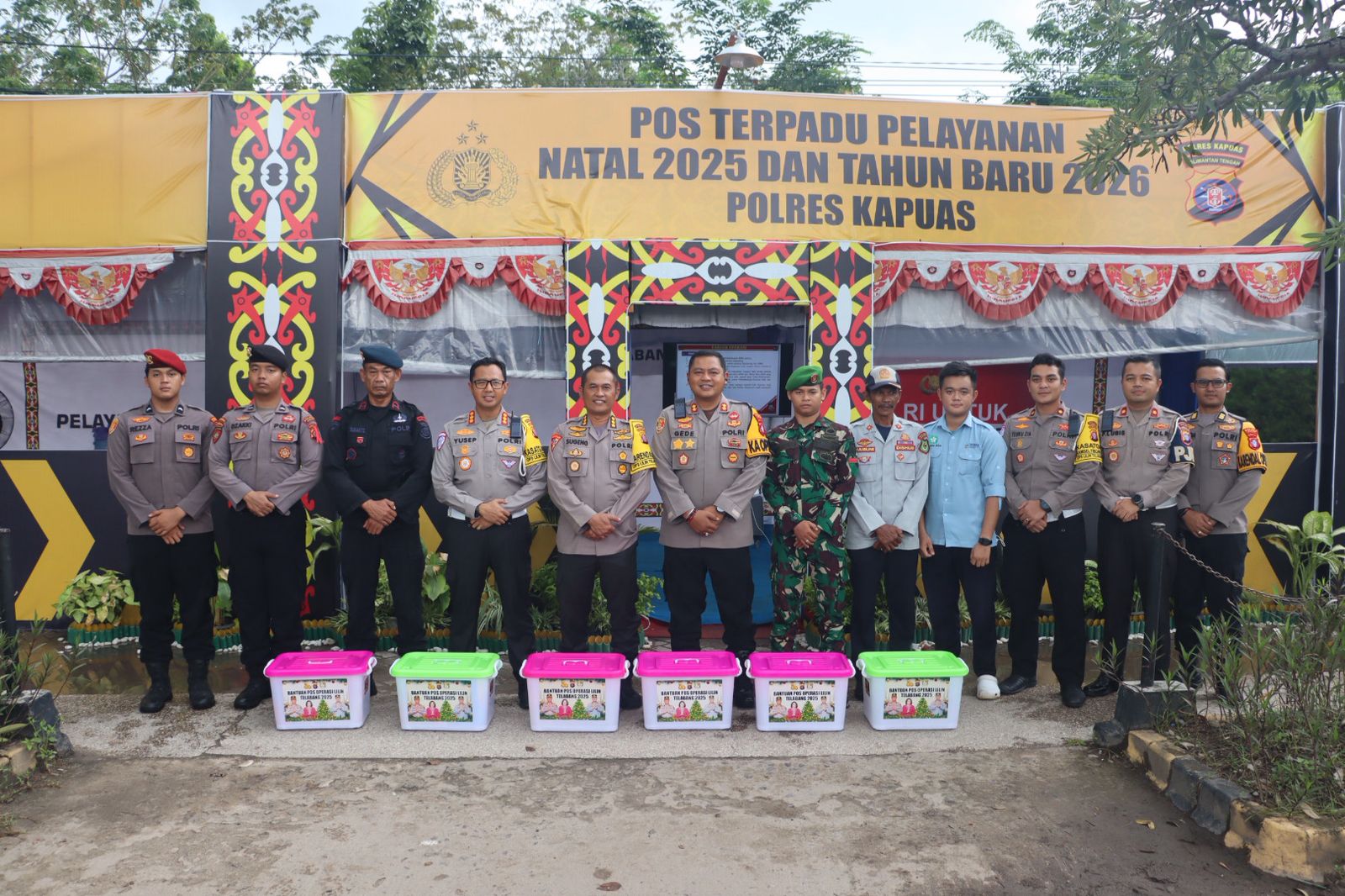 Dirlantas Polda Kalteng Cek Arus Lalu Lintas di Kapuas Saat Arus Balik Haul Sekumpul ke-21