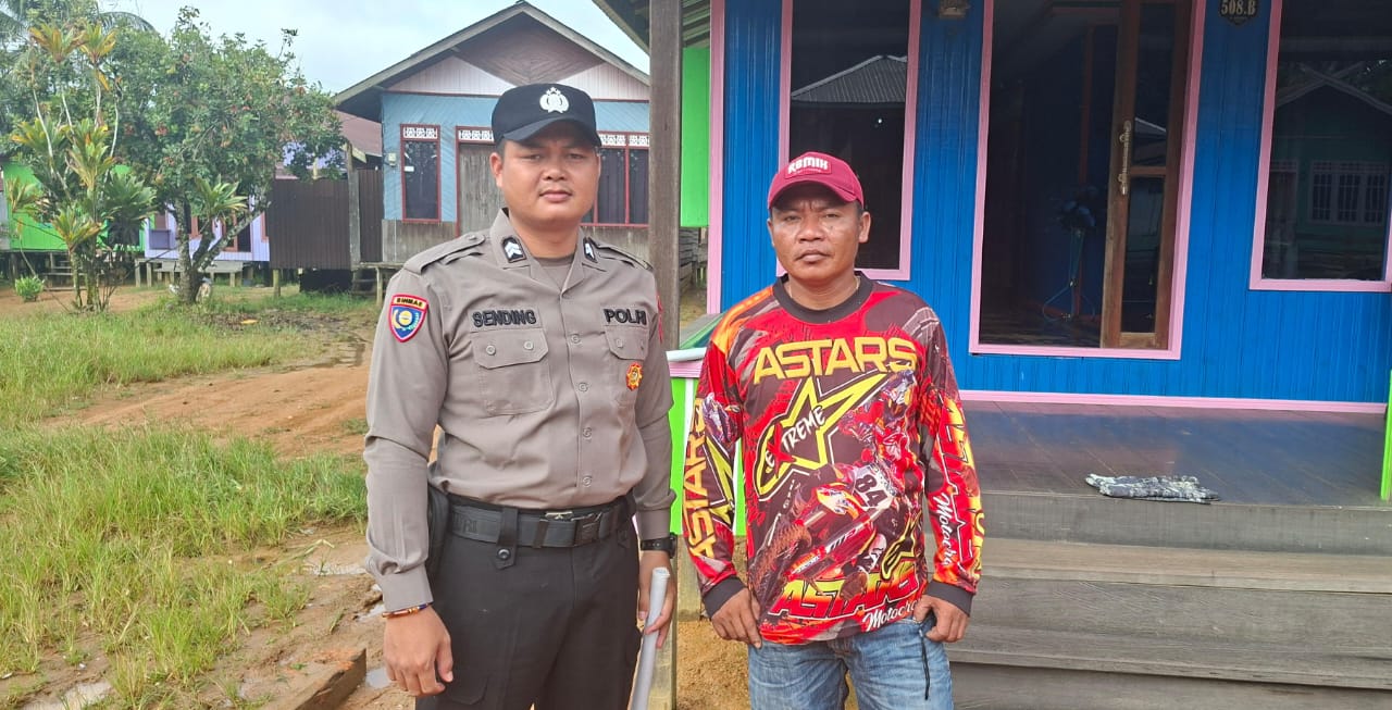 Lewat Sambang Bhabinkamtibmas Ajak Warga Wujudkan Kamtibmas Kondusif