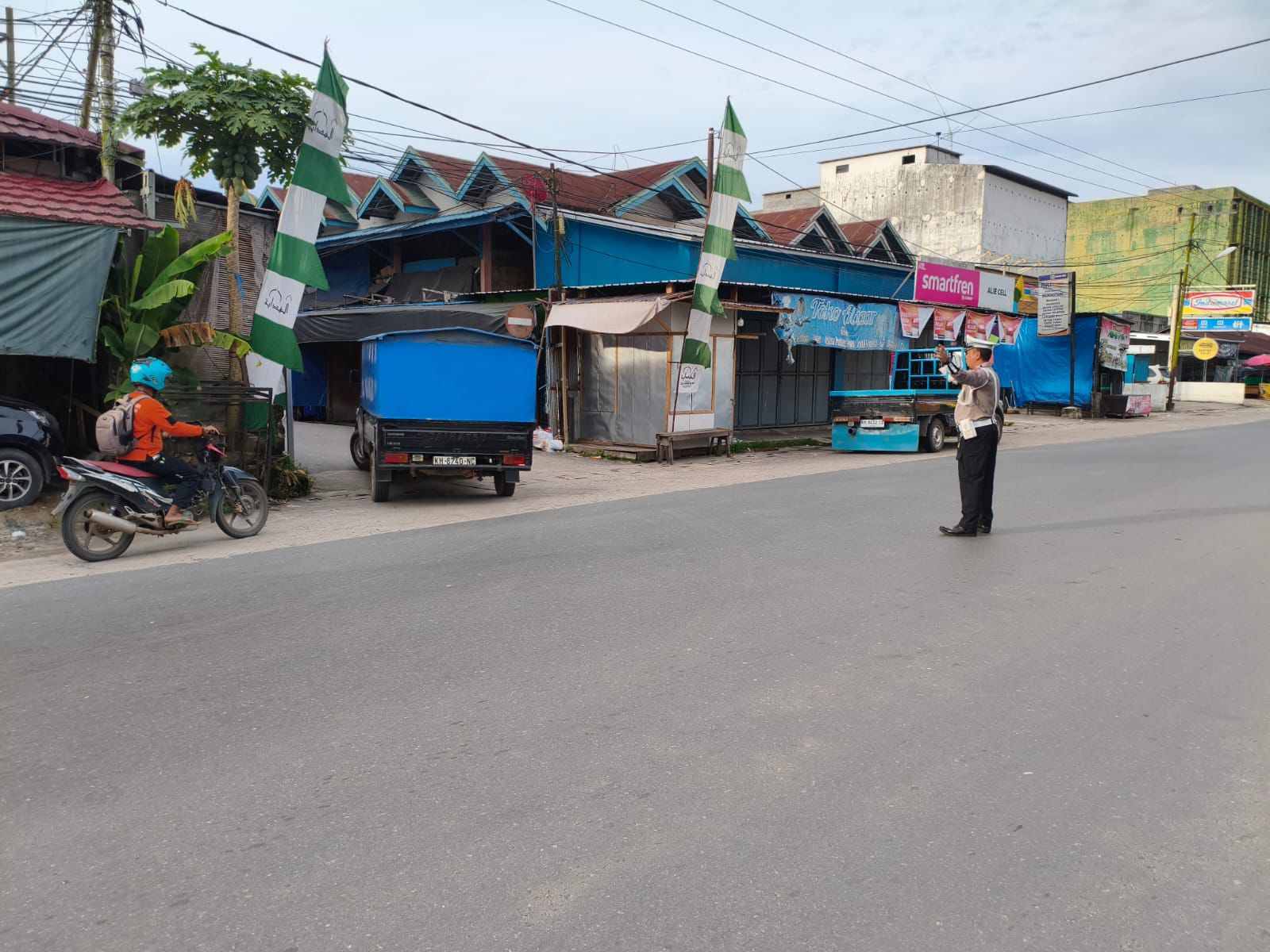 Pengaturan Pagi Di titik Rawan kepadatan arus lalulintas