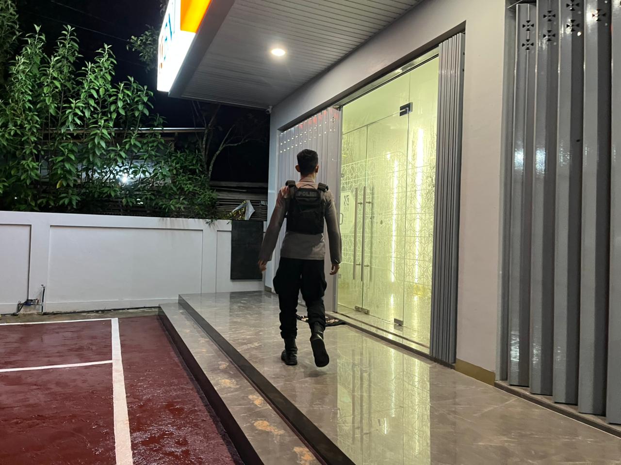 Sat Samapta Polres Lamandau Patroli Malam Hari, Jaga Kamtibmas dan sambang sejumlah Tempat