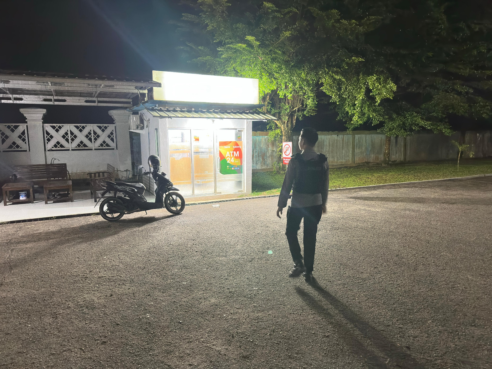 Sat Samapta Polres Lamandau Patroli di Objek Vital, Wilkum Polres Lamandau