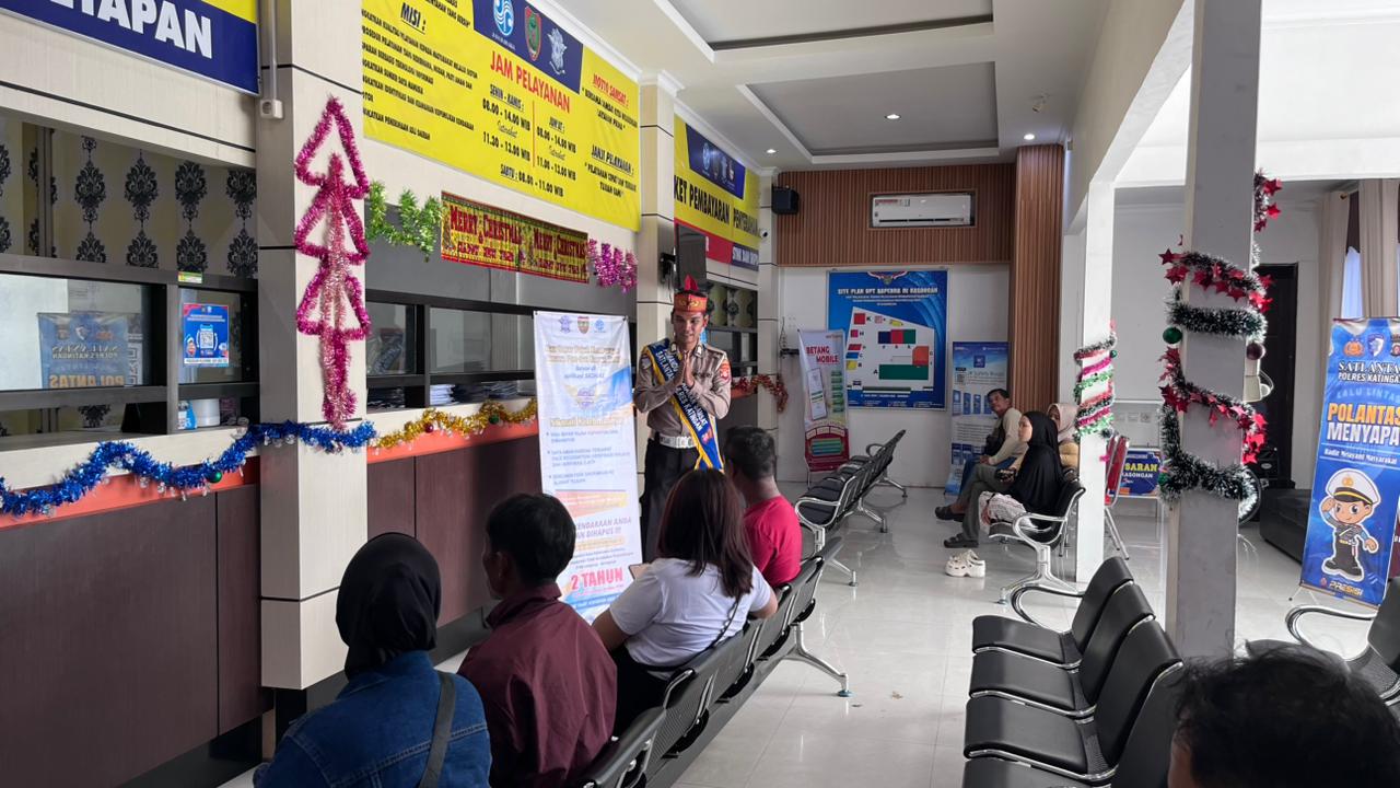 Polantas Menyapa, Unit Regident Beri Pelayanan dan Edukasi Masyarakat