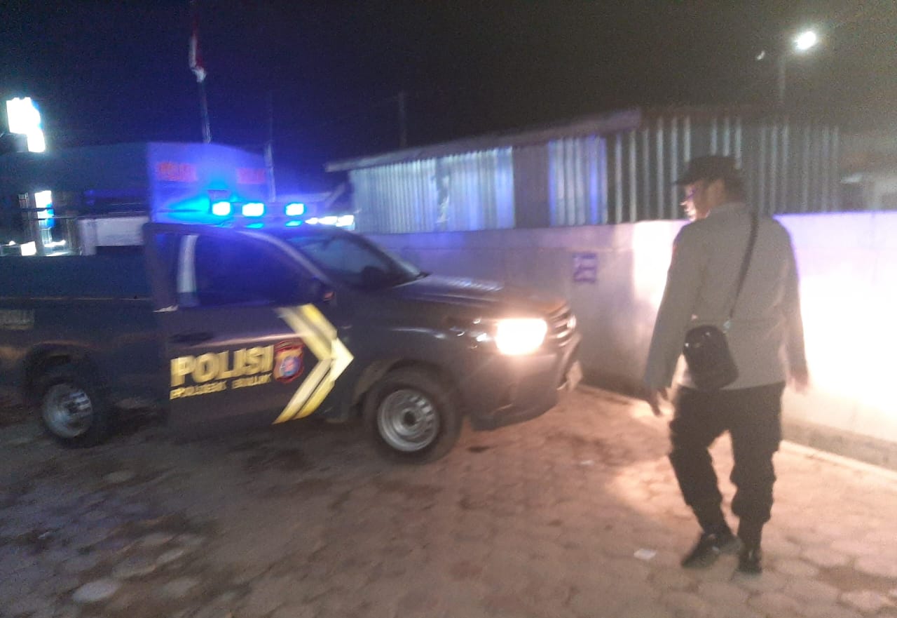 Personel Polsek melaksanakan Patroli di Wilkum Polsek Bulik