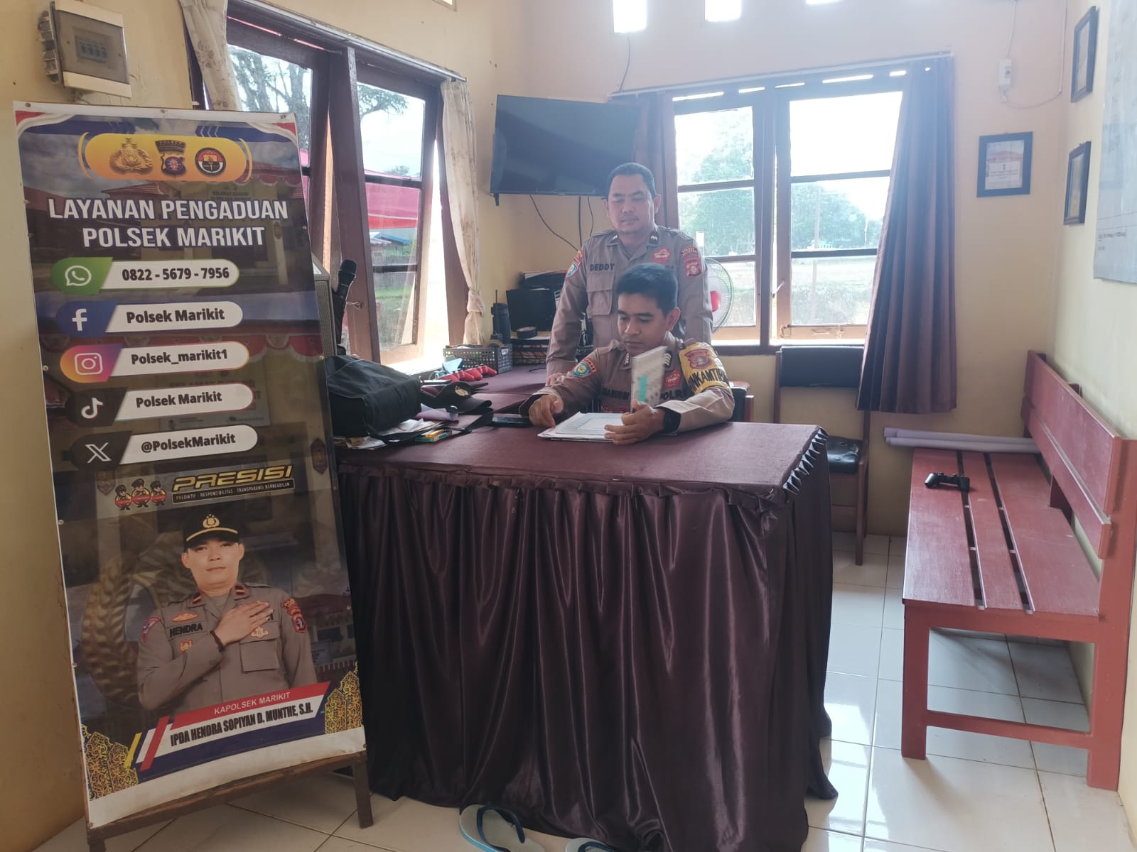 *Polsek Marikit Optimalkan Pelayanan Mako yang Responsif dan Proaktif.*