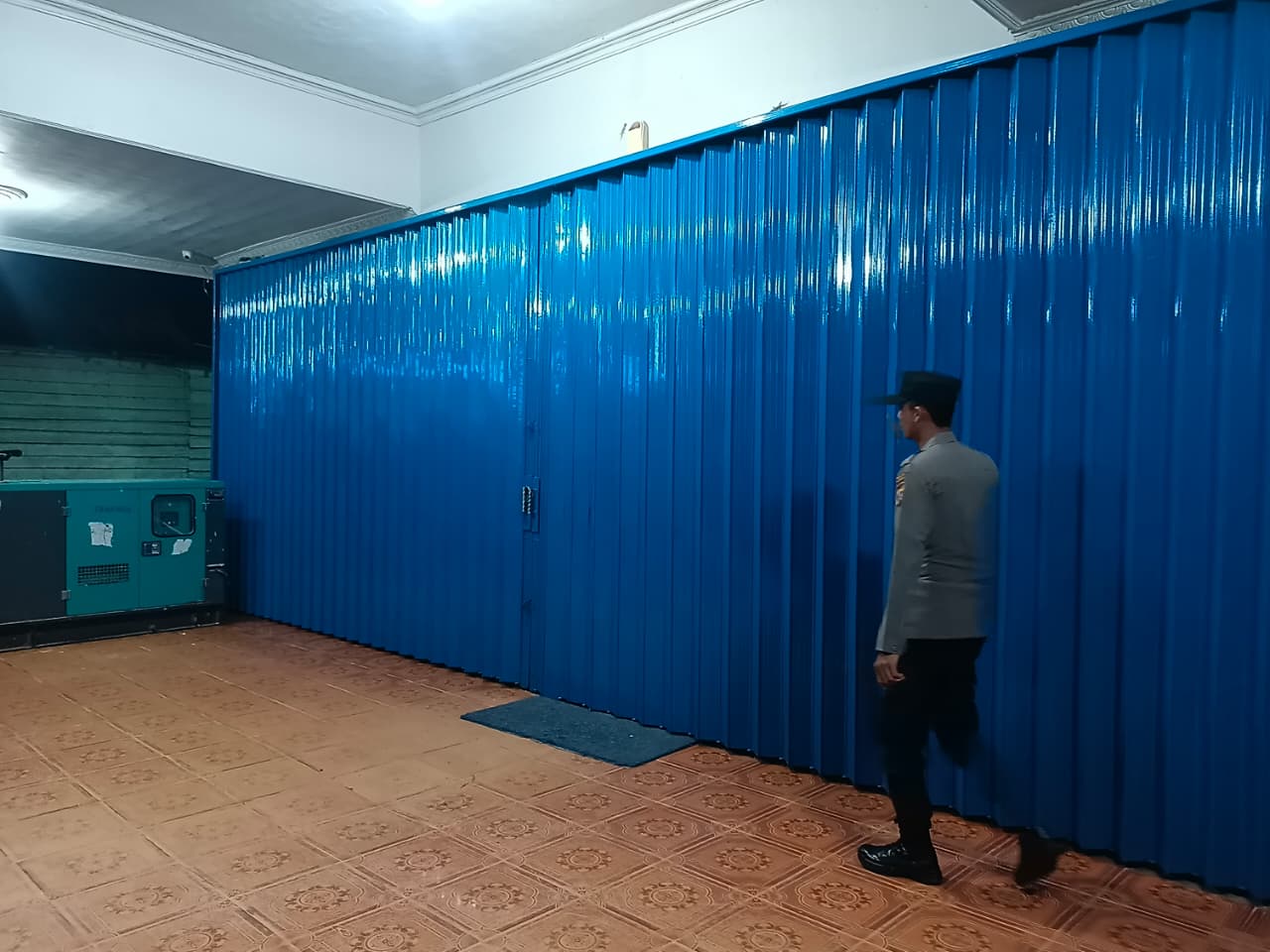 Personil Piket Patroli di Wilkum Polsek Sematu Jaya