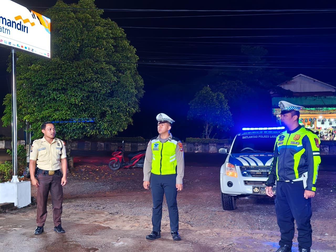 Sat Lantas Polres Lamandau Gelar Patroli di Objek Vital Demi Ciptakan Kamtibmas Kondusif