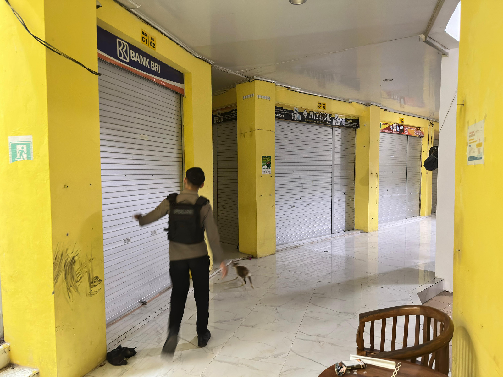 Satuan Samapta Patroli di Pasar Wilayah Hukum Polres Lamandau