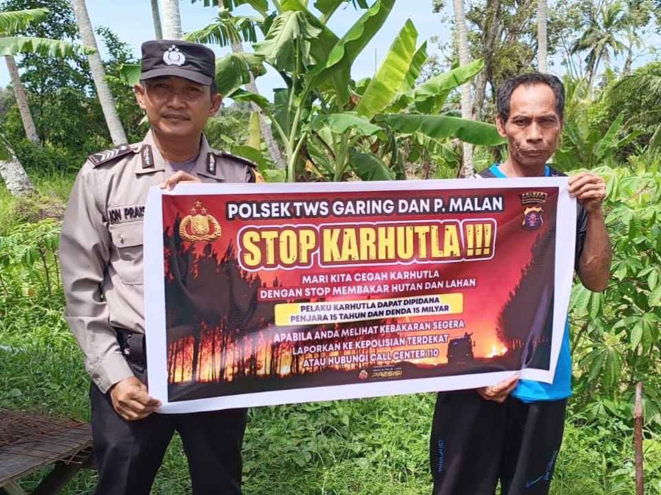 Polsek Marikit Sosialisasi Kebakaran Hutan dan Lahan (Karhutla)