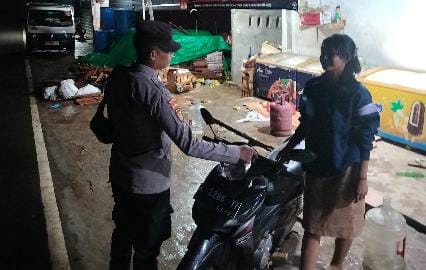 Piket Polsek Delang melaksanakan patroli diwilkum Polsek Delang