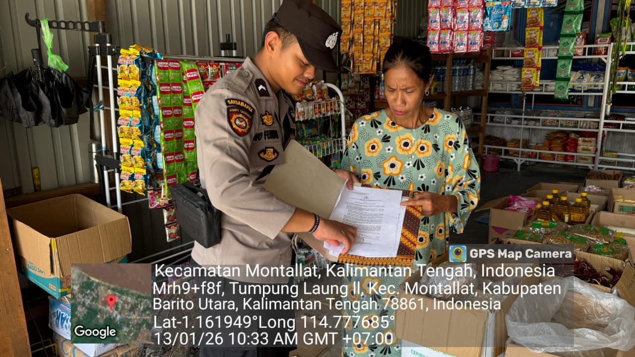**Polsek Montallat Sosialisasikan Maklumat Kapolri kepada Masyarakat**