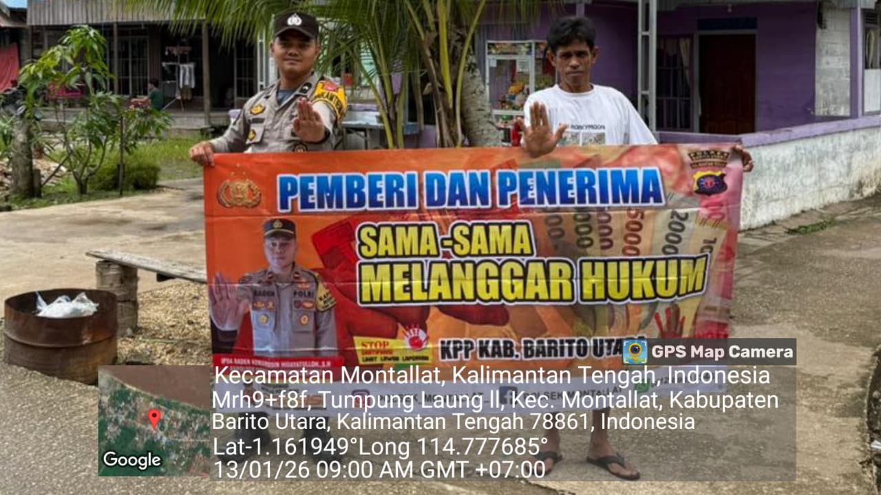**Polsek Montallat Putus Tindak Pelanggaran Pungli, Polsek Montallat Himbau Stop Pungli ke Warga*