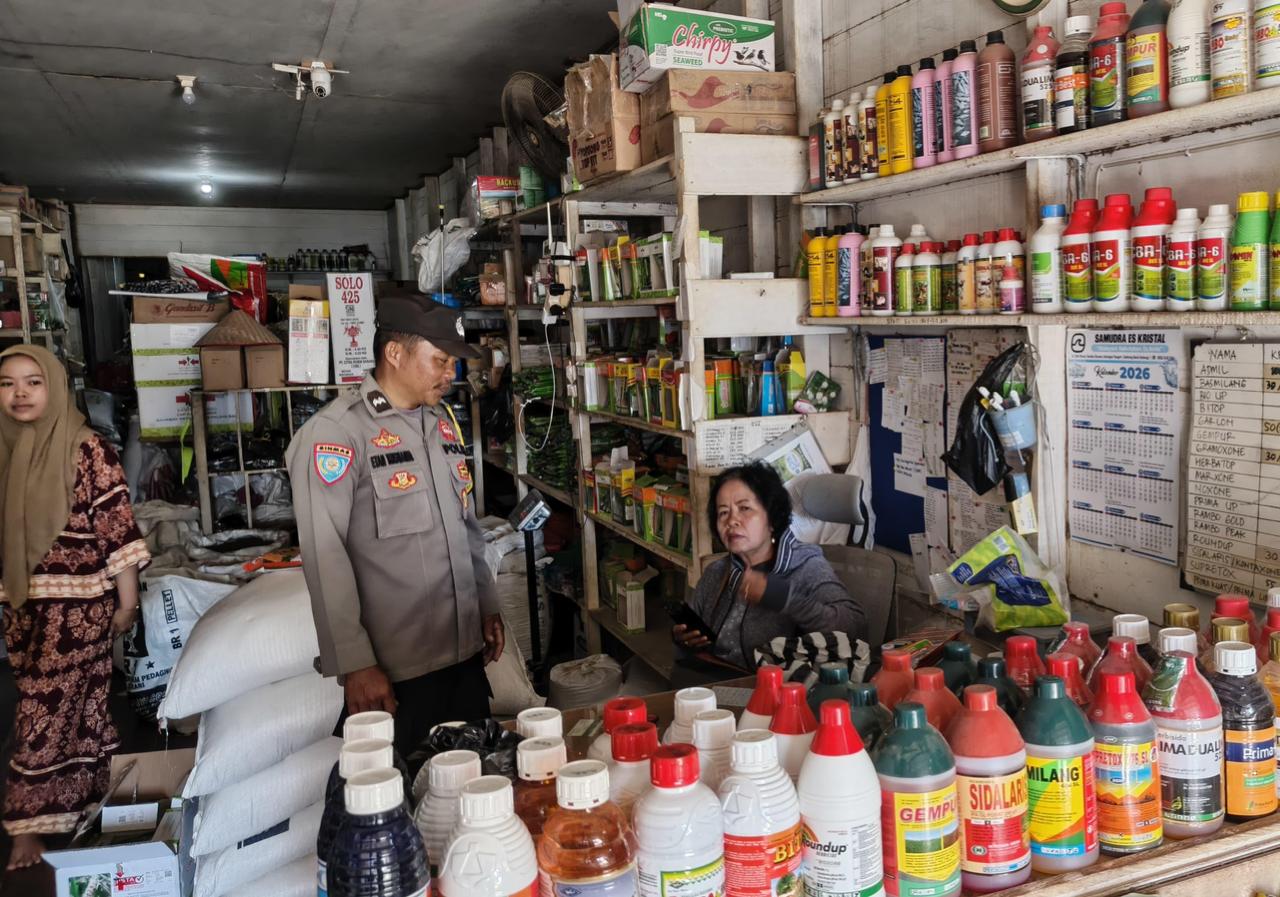 Polsek Katingan Tengah Sambang Kamtibmas