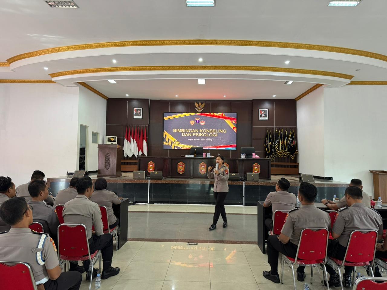 Pelatihan Peningkatan Kemampuan Pengasuh Pra Dikbang Dan Pelatihan Fungsi Serta Pra Pendidikan Pembentukan Bintara Polri T.A 2026 Di SPN Polda Kalteng.
