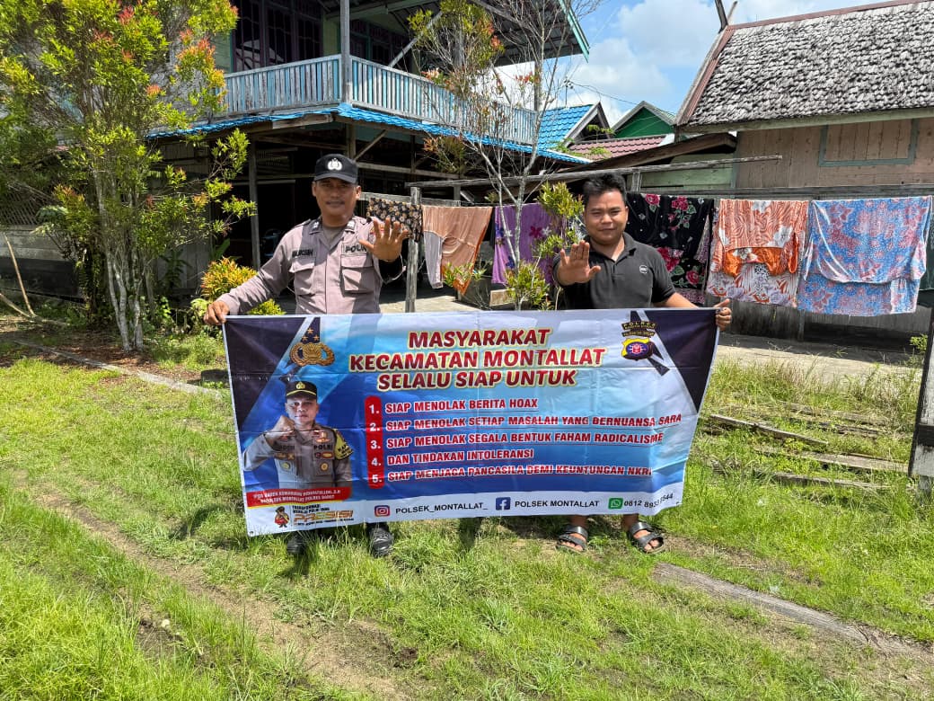 **Polsek Montallat Gelar Sosialisasi Bahaya Hoax untuk Meningkatkan Literasi Informasi Masyarakat**