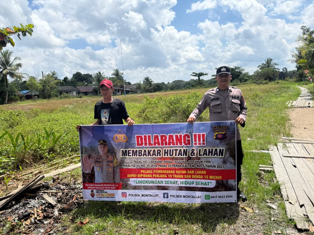 **Polsek Montallat Gelar Sosialisasi Karhutla Untuk Meningkatkan Kesadaran Masyarakat**