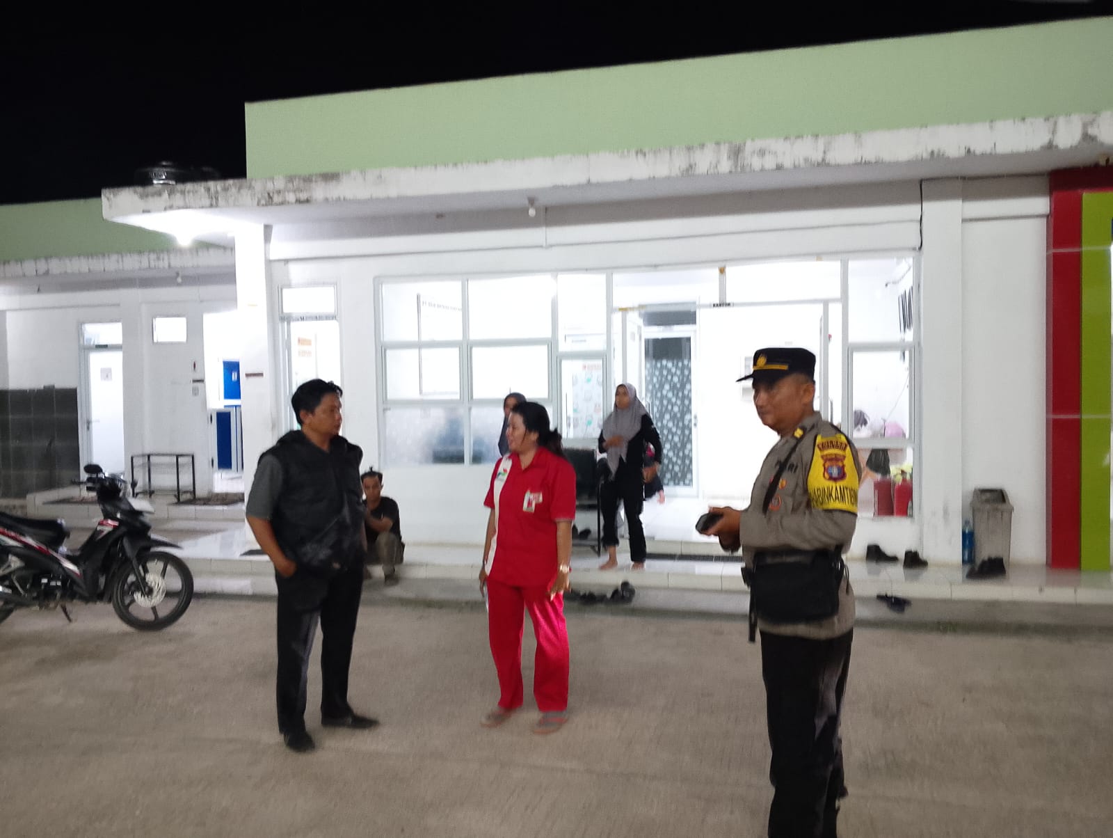 Antisipasi Tindak Kriminalitas, Polsek Teweh Tengah Laksanakan Patroli Malam