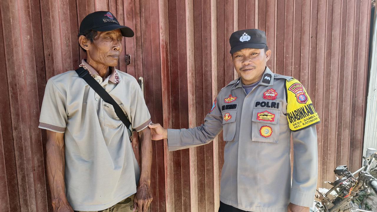 Polsek Katingan Tengah Sambang Kamtibmas