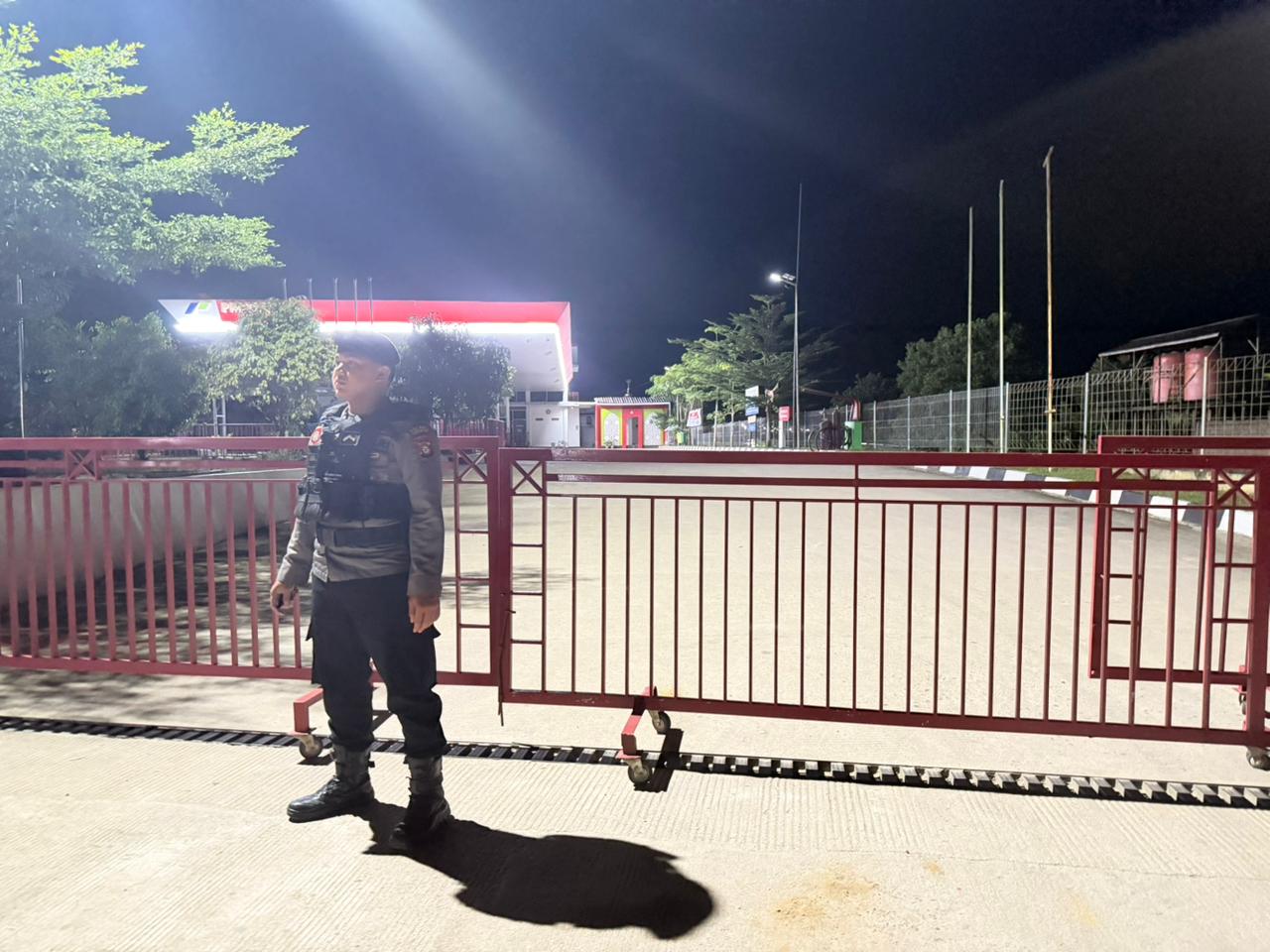 Sat Samapta Polres Lamandau Patroli di Objek Vital, Wilkum Polres Lamandau