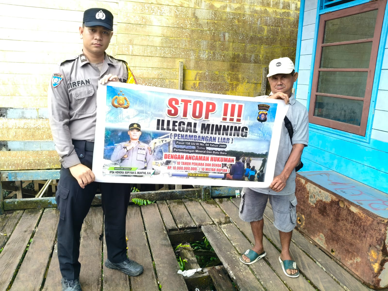 Cegah Ilegal Mining, Pers Polsek Marikit Sambangi Warga…