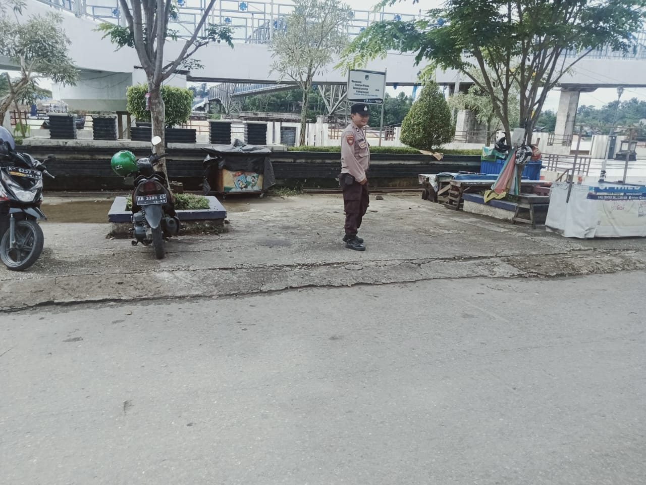 Wujudkan Situasi Kamtibmas Yang Aman Dan Kondusif, Polsek Teweh Tengah Laksanakan Patroli Kamtibmas