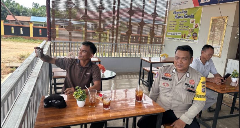 Perkuat Kamtibmas, Polsek Katingan Tengah Sambangi Warga