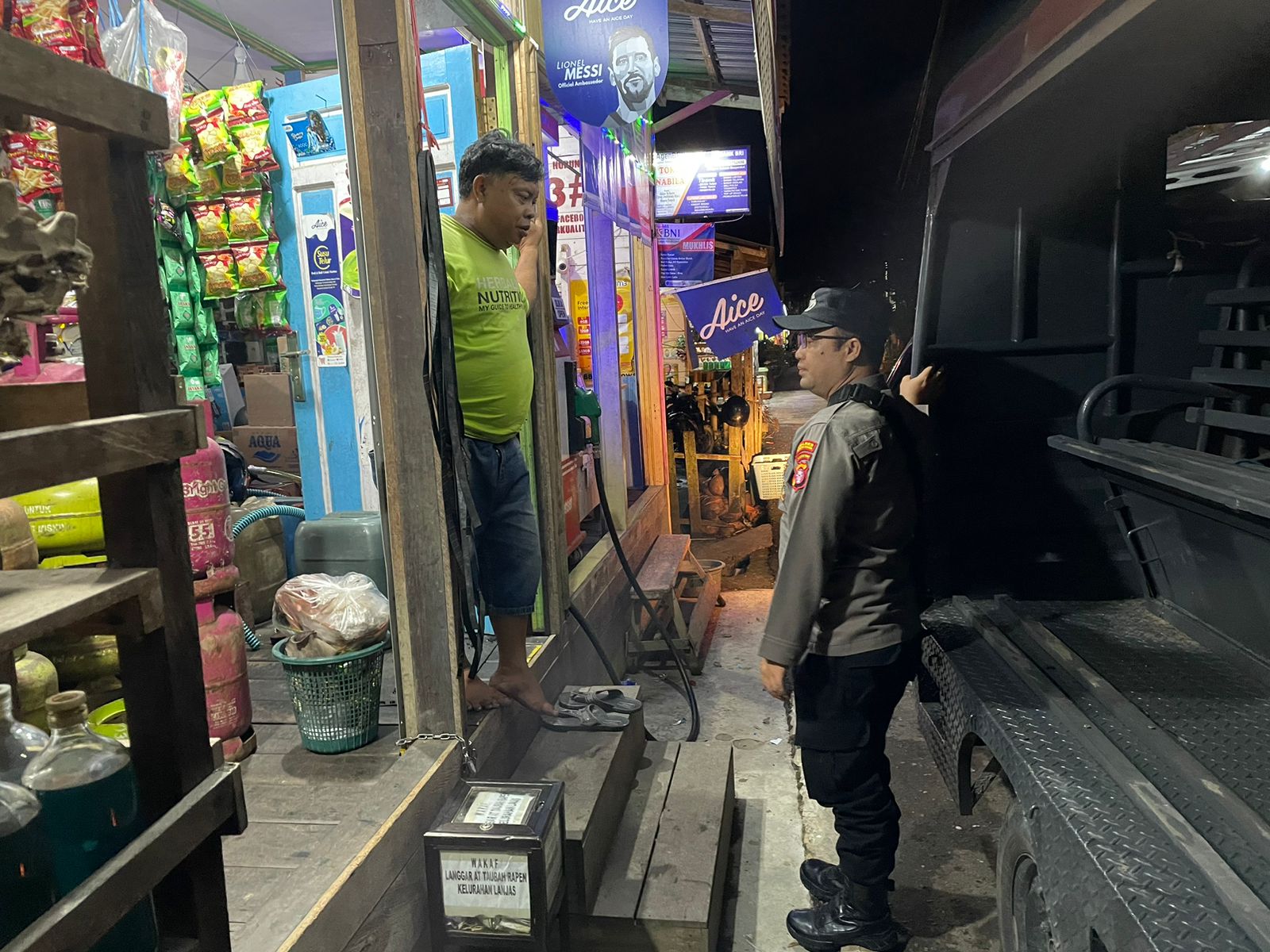 Antisipasi Tindak Kriminalitas, Polsek Teweh Tengah Laksanakan Patroli Malam