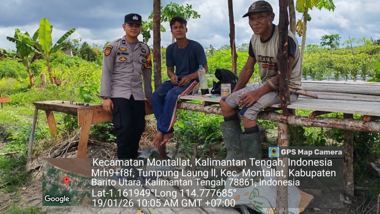 **Polsek Montallat Perkuat Kedekatan Dengan Masyarakat Melalui Sambang DDS**