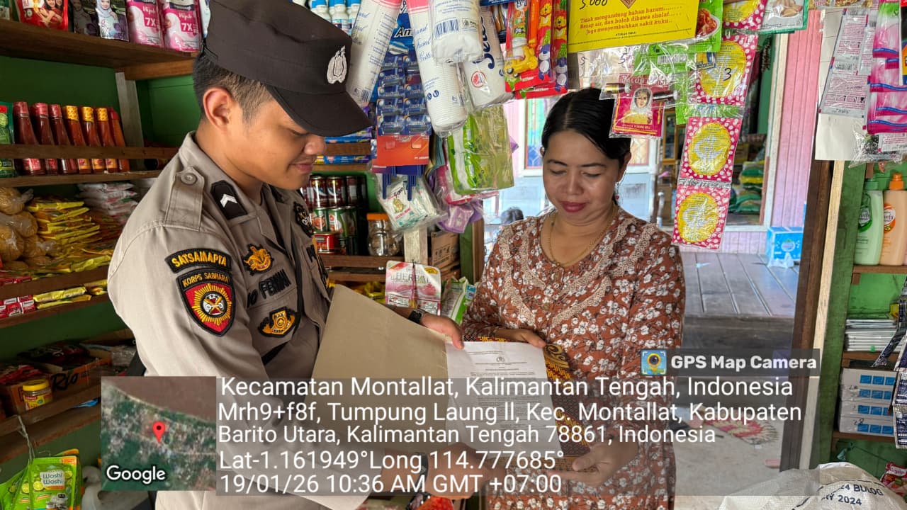 **Polsek Montallat Sosialisasikan Maklumat Kapolri kepada Masyarakat**