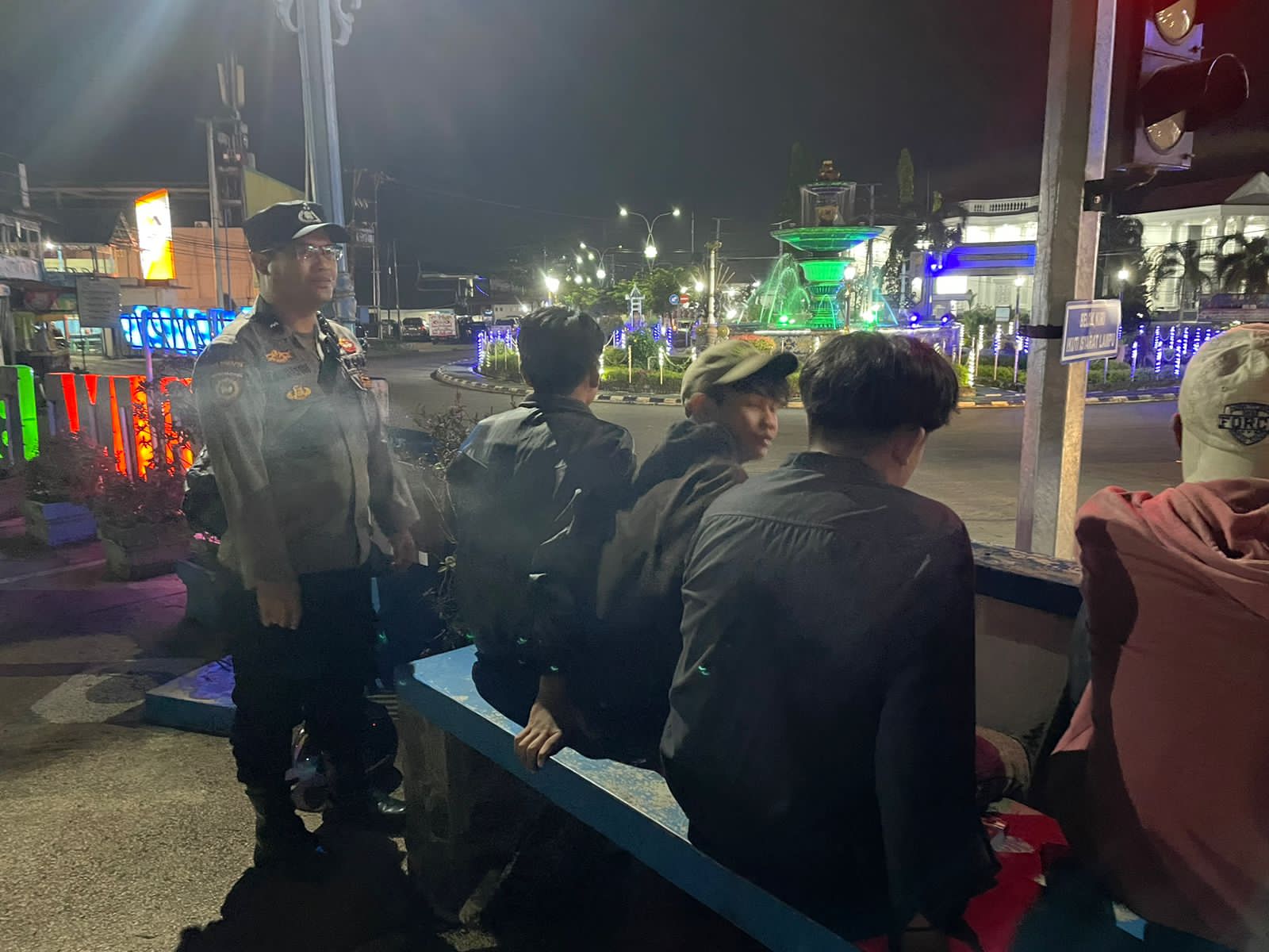 Cegah Premanisme, Polsek Teweh Tengah Himbau Warga Tetap Waspada