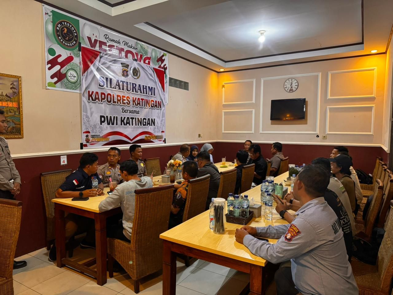 Kapolres Katingan Jalin Silaturahmi Bersama PWI