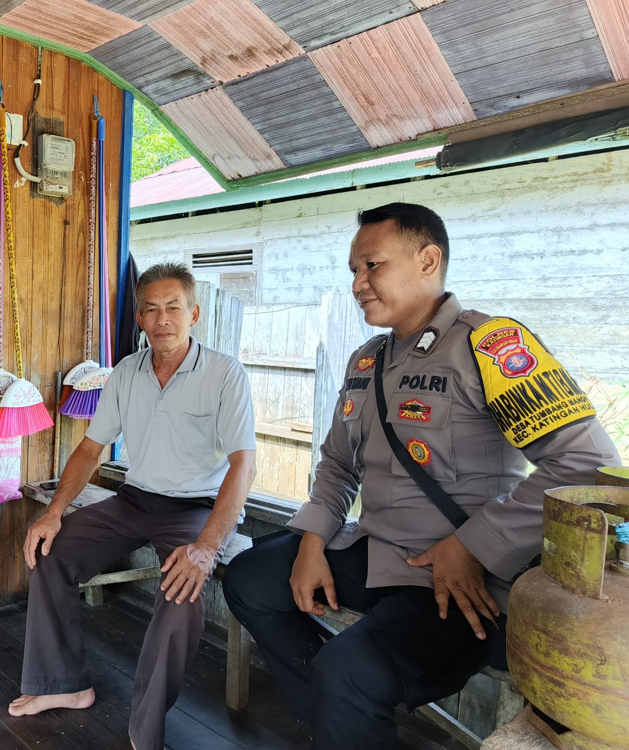 ‎BHABINKAMTIBMAS POLSEK KATINGAN HULU SAMBANGI WARGA.