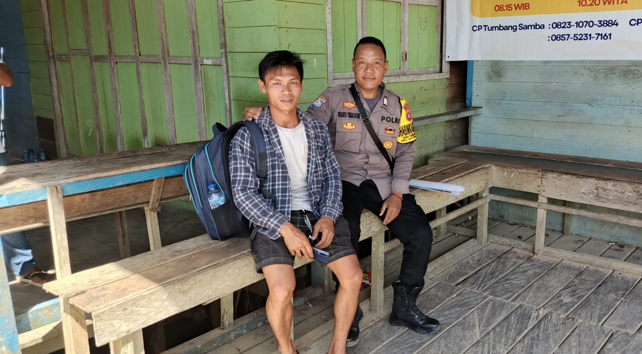 BHABINKAMTIBMAS POLSEK KATINGAN HULU SAMBANGI WARGA.