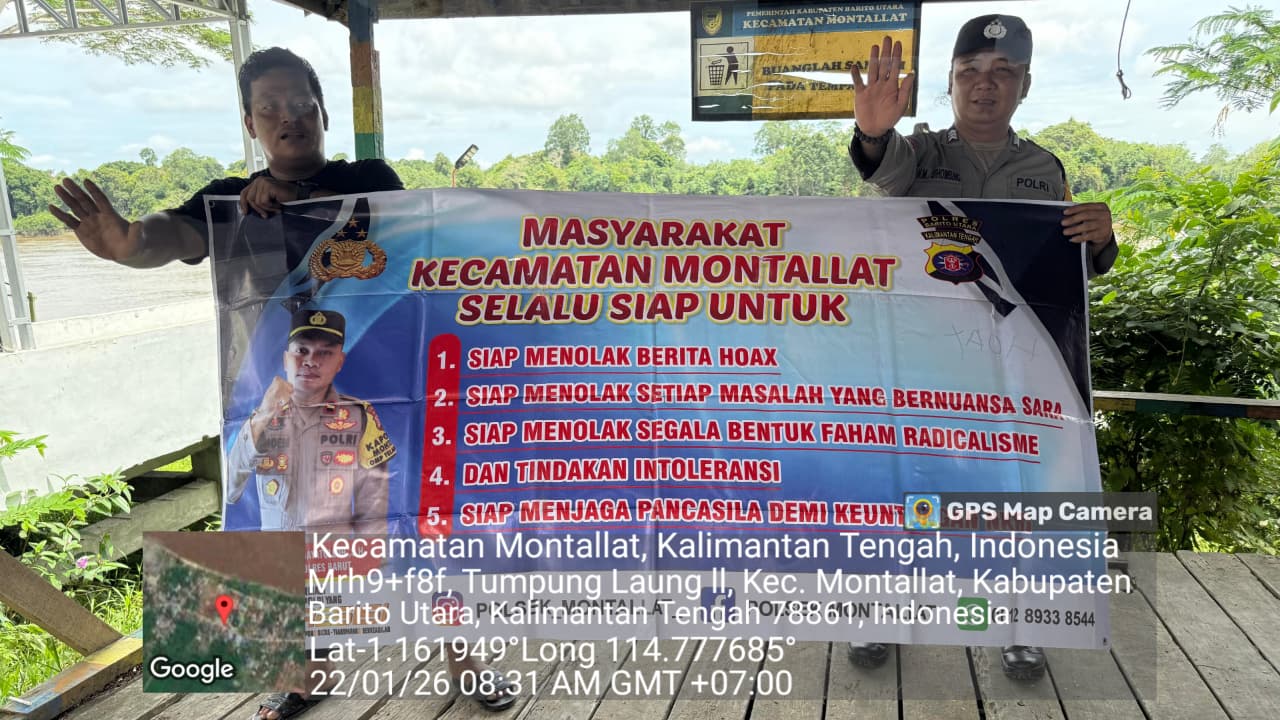 **Polsek Montallat Gelar Sosialisasi Bahaya Hoax untuk Meningkatkan Literasi Informasi Masyarakat**