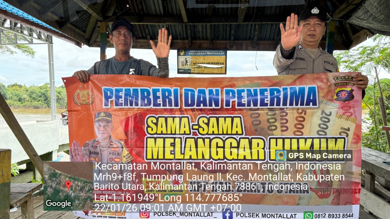 **Polsek Montallat Putus Tindak Pelanggaran Pungli, Polsek Montallat Himbau Stop Pungli ke Warga*