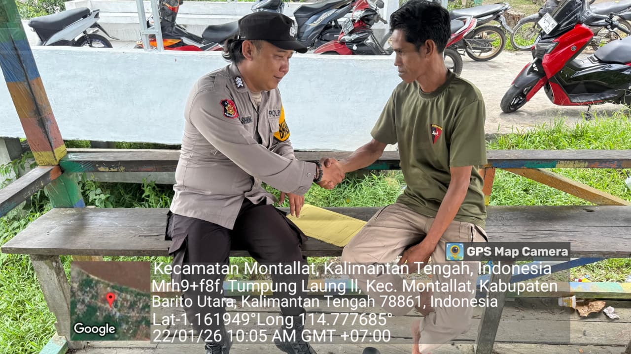 **Polsek Montallat Perkuat Kedekatan Dengan Masyarakat Melalui Sambang DDS**